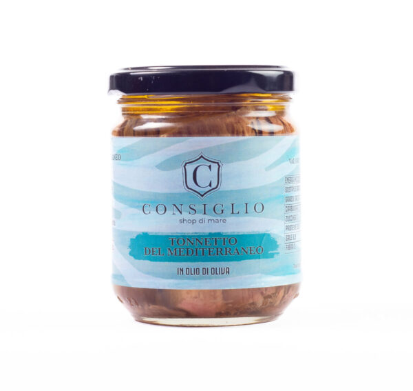 TONNETTO DEL MEDITERRANEO IN OLIO DI OLIVA 200g